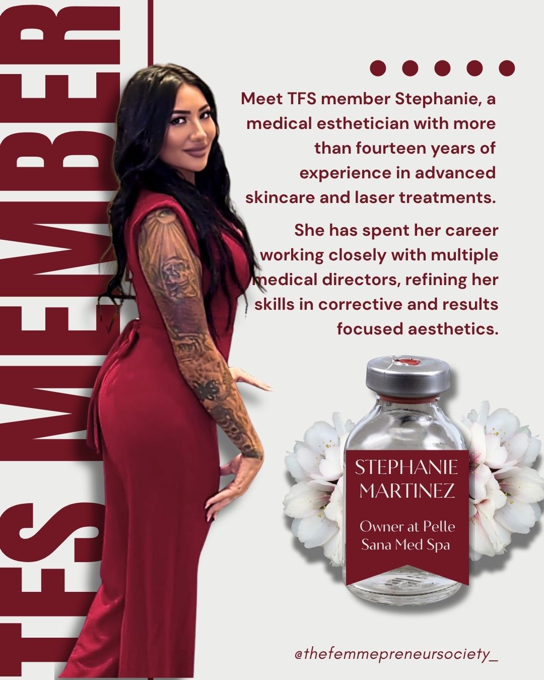 Stephanie Martinez, TFS member